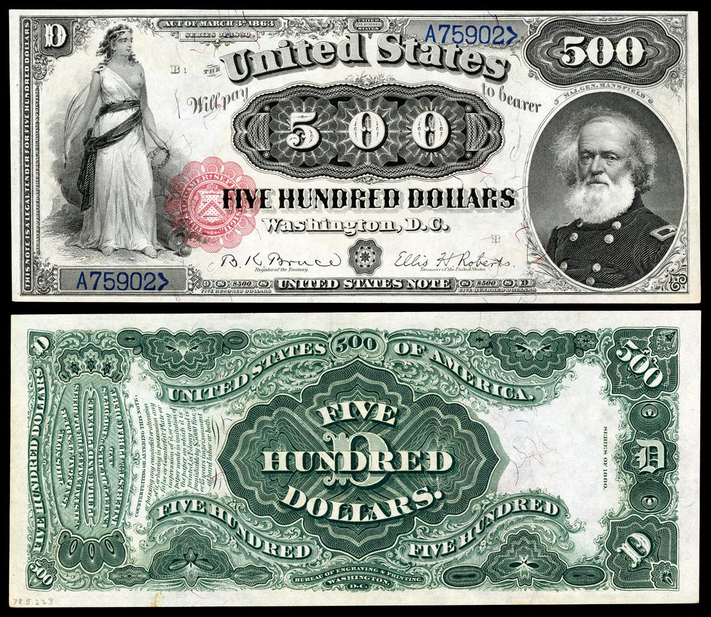 1880 1880 $500 Legal Tender Note (Fr.185l)